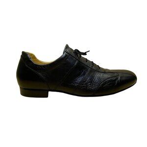 Werner Kern Men’s Black Leather High Quality Lace Up Dance Shoes Size 11